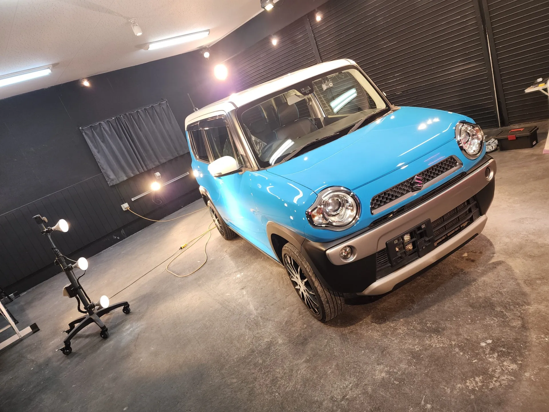 ハスラーのセラミックコーティング施工